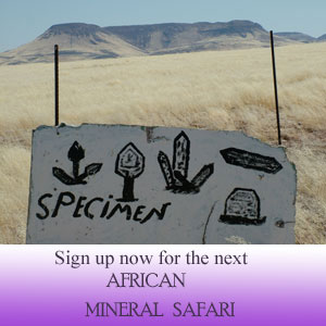 Click here to sign up to go on your own mineral safari!