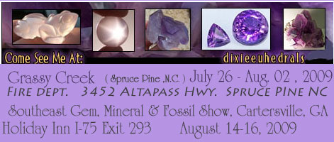 COME CHECK US OUT AT THE GEM SHOWS !