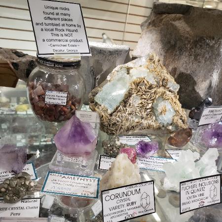 jxr amethyst at the Mineral Gallery in McDonough Georgia