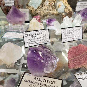Georgia amethyst crystals