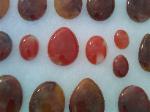 paint rock agate cabochons made by David Braswell
